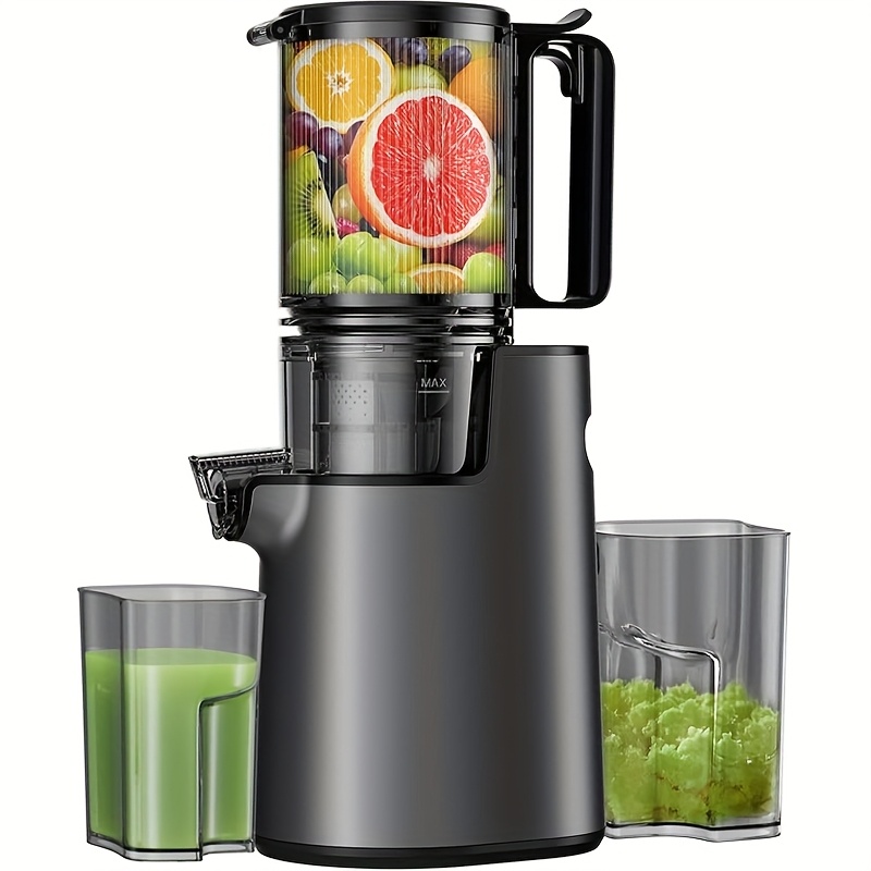 cold press juicer masticating juicer with 4 7 wide feed chute 350w slow juicer ideal for whole fruits and vegetables     easy to clean a   for your kitchen perfect gift idea