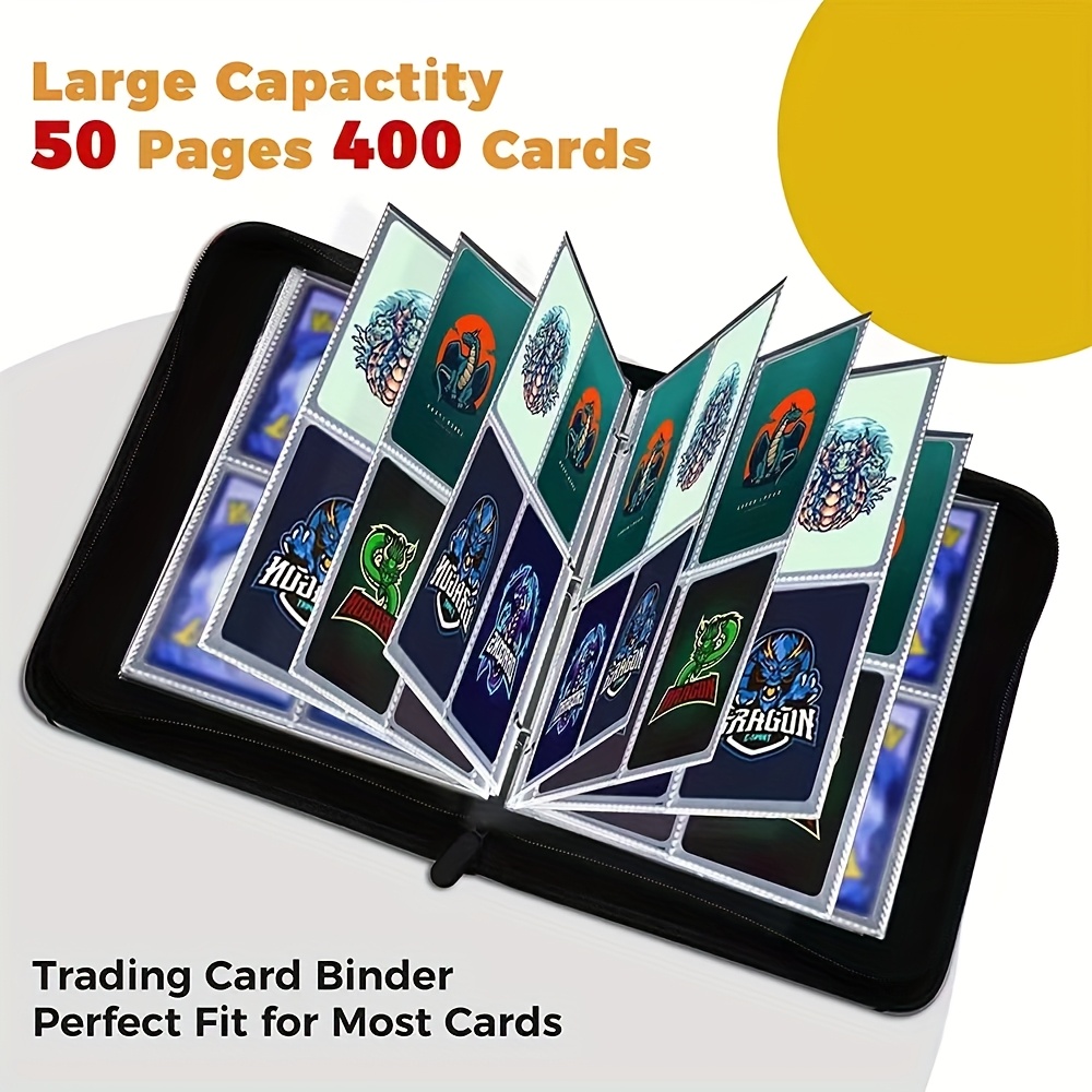 mtg card album The Original Monster Trading Album- 20 Side Loading 9-Pocket Per Page TCG Binder- Holds 360 Sleeved Trading Cards- Matte Green- Compatible with Yugioh, Pokemon, Magic the Gathering Cards Made from durable PP LOMONEH Card Binder 9-Pocket for