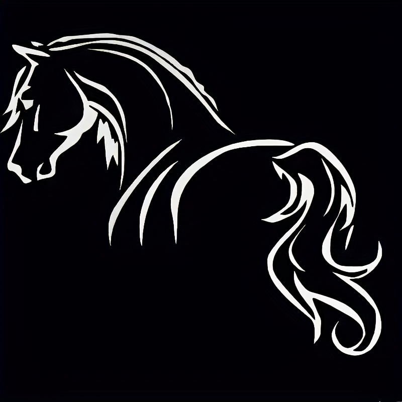 Horse Vinyl Decal For Windows, Walls, Laptops, Stickers, Bumper Decals