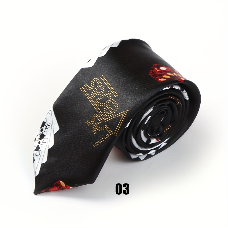 TEMU 1pc Of 5cm Striped Tie For Men, A Stylish Choice Suitable As A Gift For Groomsmen Or Students
