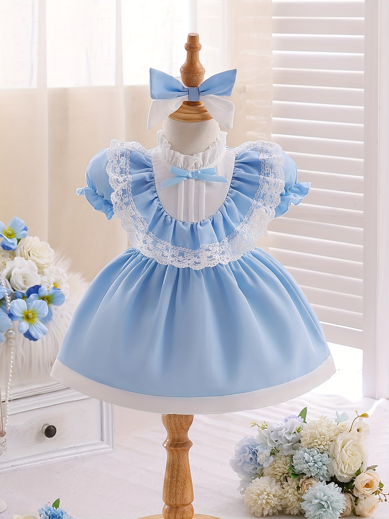 dress for christening sold on Temu United States