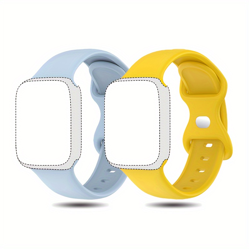 

Suitable For Iwatch Sports Strap 49mm 41mm 40mm 38mm 45mm 44mm 42mm For Men And Women, For Iwatch Ultra Se Series Durable And Breathable Soft Silicone Wristband