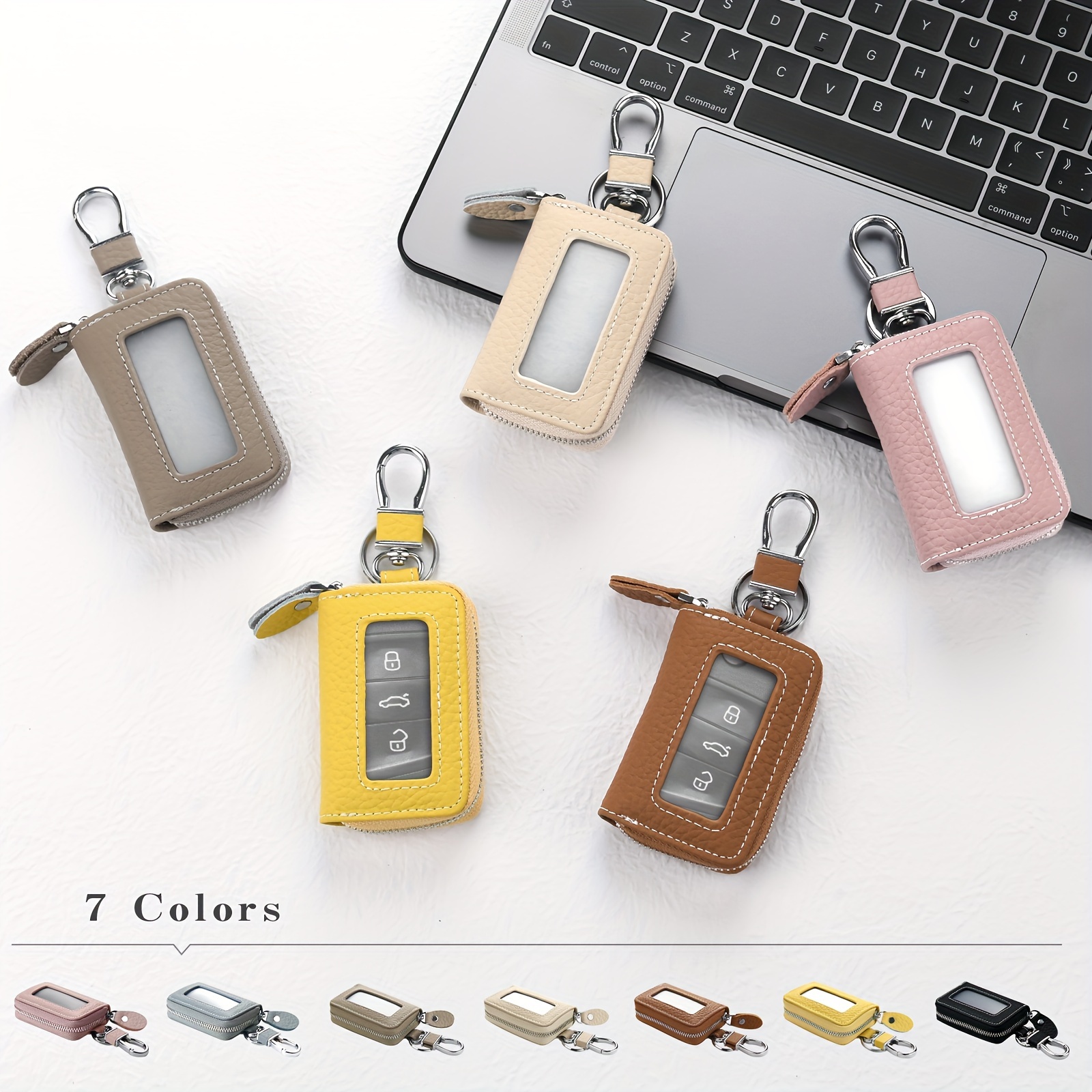 

Top-grain Leather Car Key Case, , , , Elegant Design, Key Holder For , , Ideal Gift For Father's Day, Day, Birthdays