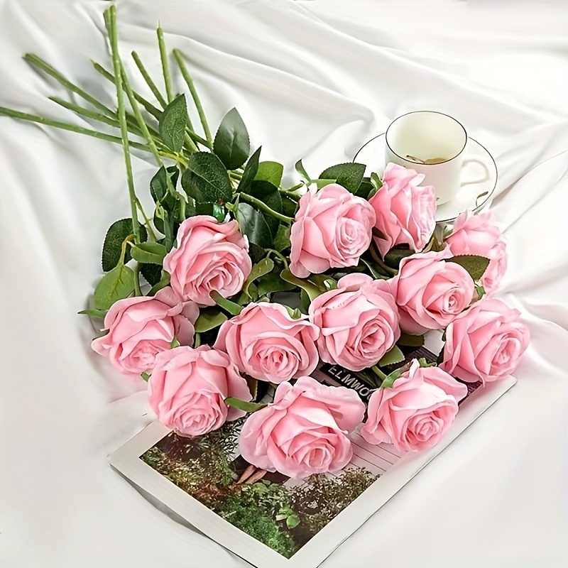36 stck kunststoff rosen mini kunstrosen box set. erhalten - Temu Germany