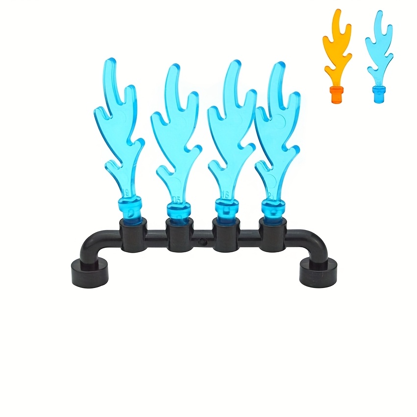 60pcs Creative Fire Coral Shapes Building Block Kit