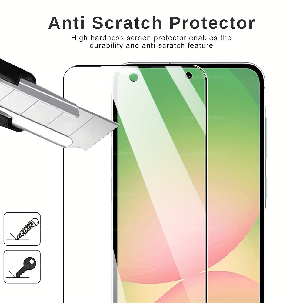 [3+3]6 în 1 6 buc. Sticlă temperată 9H pentru for Samsung Galaxy A17 A56 5G 2025 A16 A26 A36 A37 A57 5G Protecție pentru lentila camerei și ecran SamsungA56 Samsan A 56 56A SM-A566B/DS 17.02cm A57