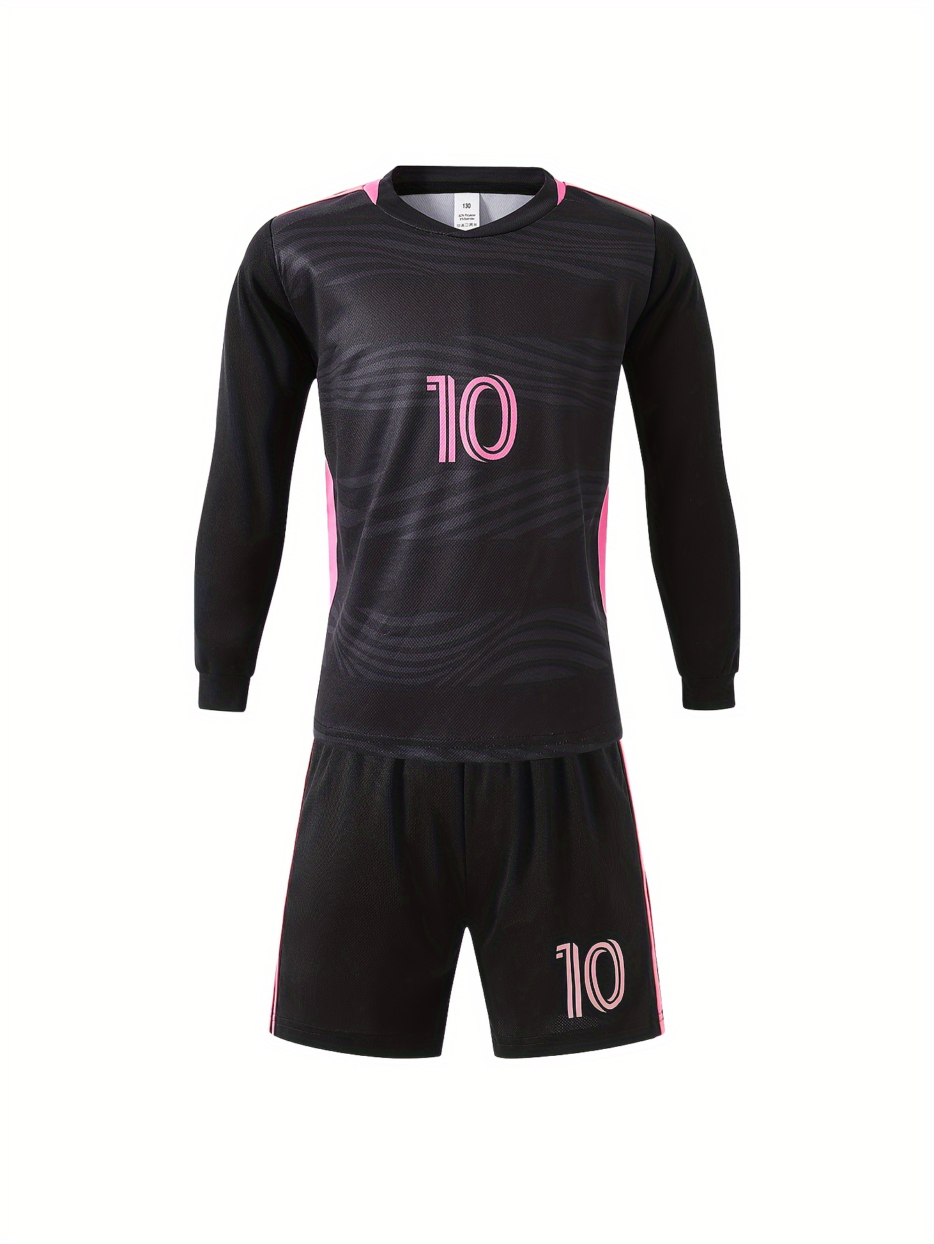 customizable kids' long sleeve soccer jersey quick dry Temu Norway