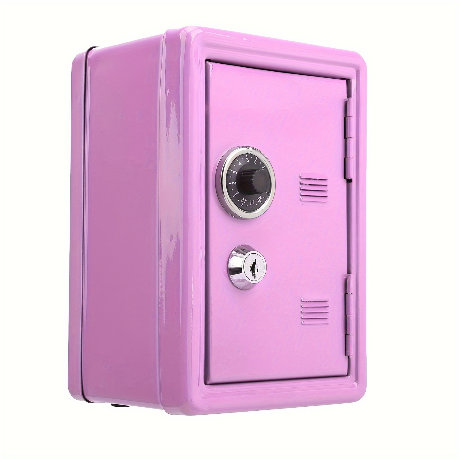 TEMU A Single , A Piggy Bank, A Metal Cash Coin Storage Box, A Small Savings Bank, Equipped With A Key And Lock, Featuring A Pull-out Drawer, Suitable As A Gift.