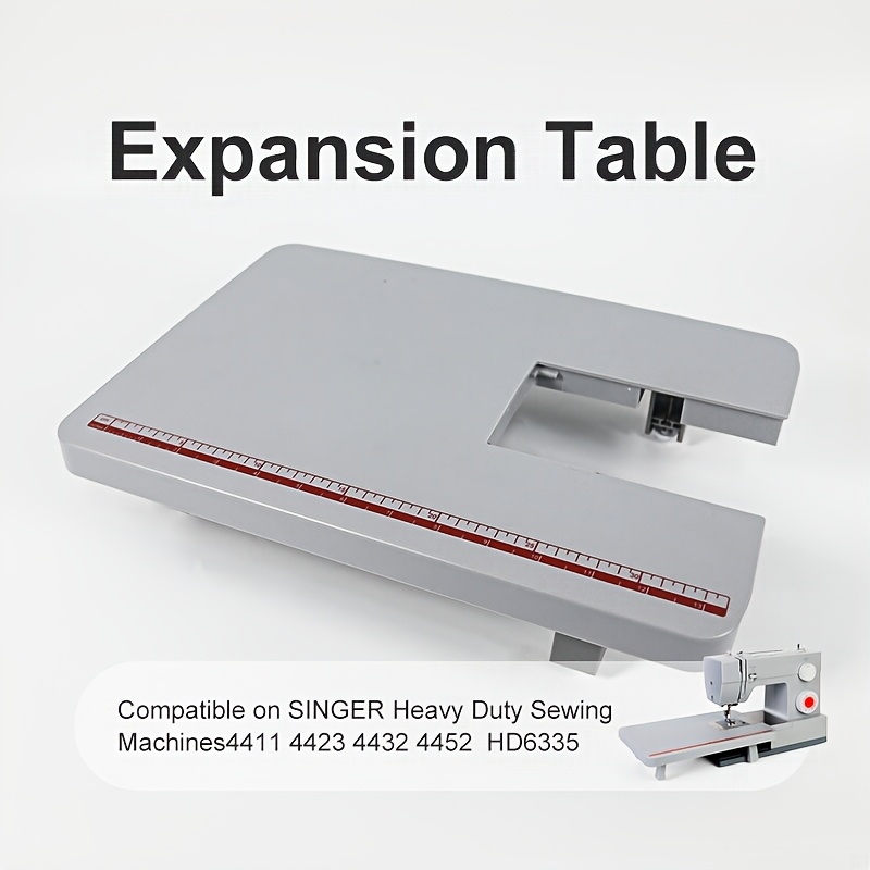 TEMU rallonge de table de travail spéciale grise d'origine pour machine à coudre pour modèles 4411/4423/4432/6335 44s 4452 6360 ()