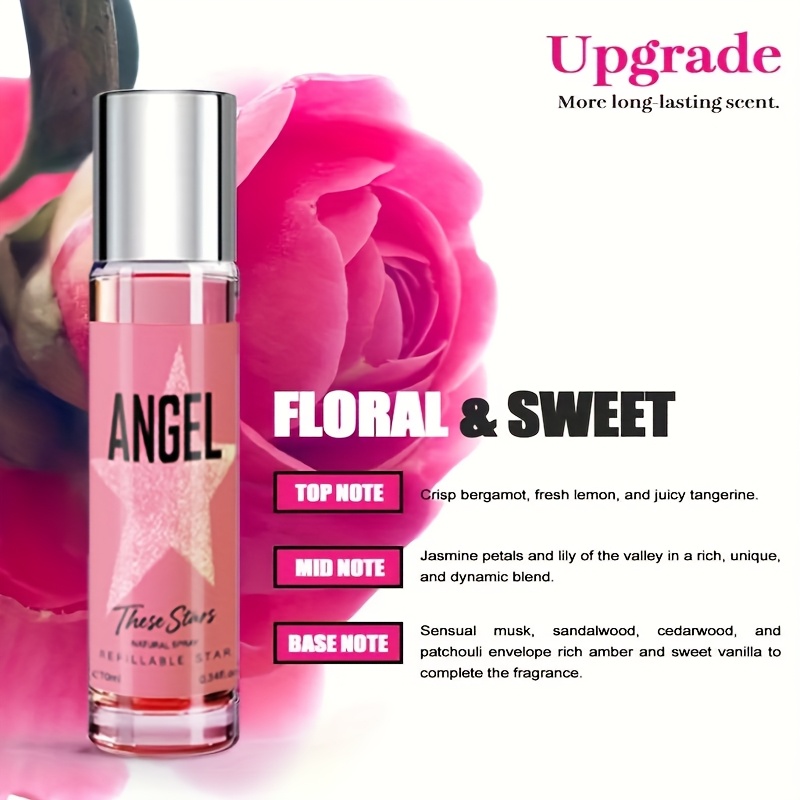 10ml star shaped angel heart womens eau de parfum long Temu New