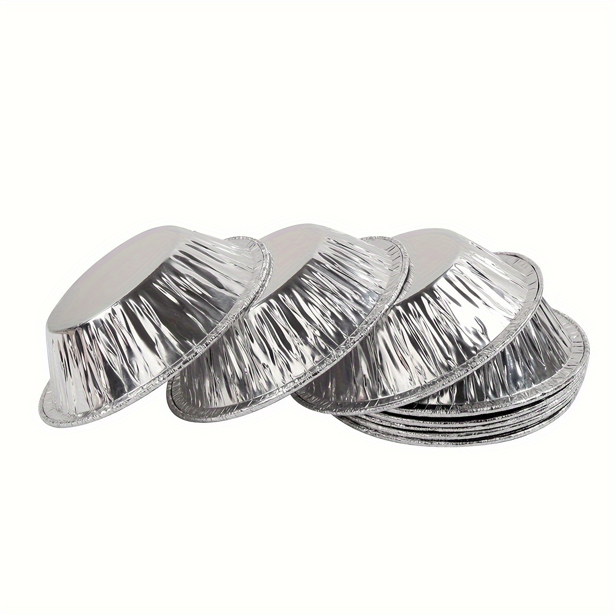 20pcs Aluminum Foil Baking Cups Disposable Tart Molds Mini Pie Tin