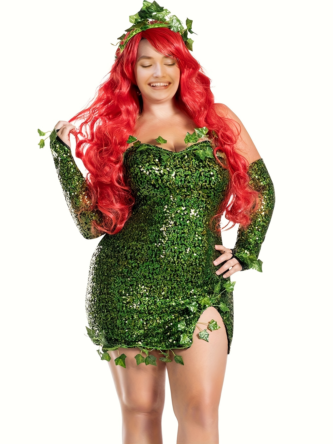 3 piece womens green sequin strapless mini dress - Temu