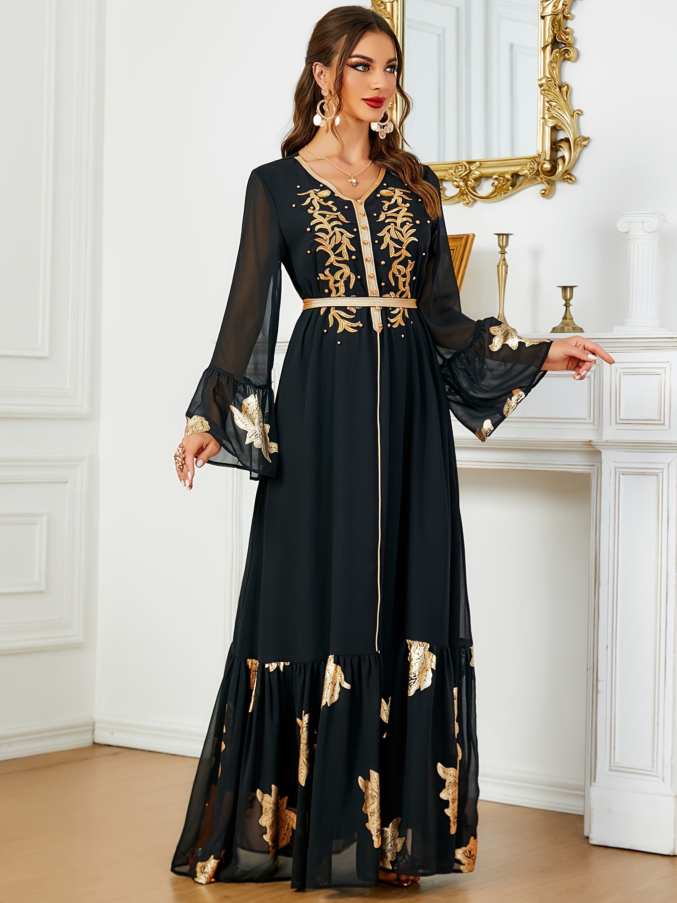 long navy blue strapless dress Edel Navy Satin Strapless Maxi Dress With Drape – Club L London main image 1