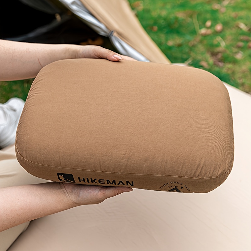 [Memory Foam Pillow] Memory Foam Outdoor Camping Pillow | A Single Pillow Available in Four Colors, Portable Neck Support, Suitable for Camping And Travel - Making It an Ideal Gift Choice
