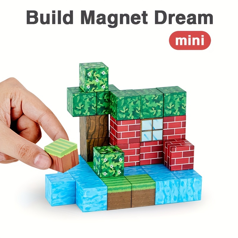 

48pcs, Magnetic Blocks-build Edtion, Toys For Boys Castle Stem Games Toys For Toddler Christmas Birthday Gifts Forgirls & Boys , Christmas Gift