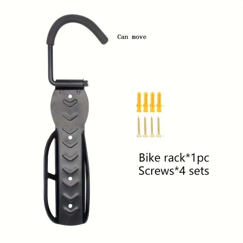 Storage Vertical Bicycle Hook For Indoor, Shed Wall Mount Hook Rack Holder, Steel Sturdy Bike Hanger