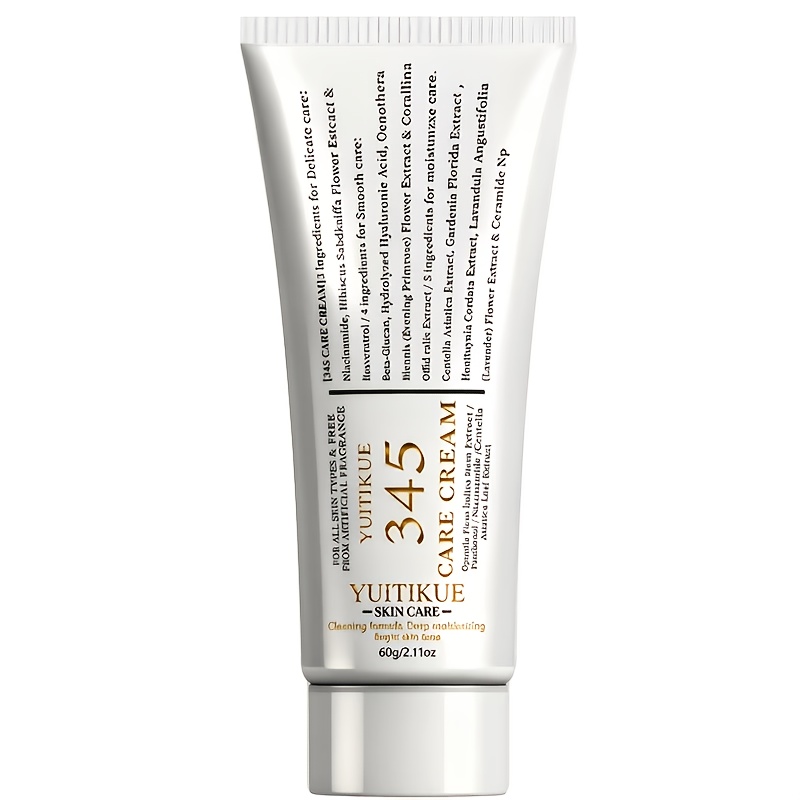 Image of 60g Instant Firming 345 Facial Cream, Overnight, Revitalizes , The Of Dark Spots, Discoloration, And Wrinkles, Improves Signs Of , Aging Skin And Enlarged Pores, Suitable For Enlarged Pores, Skincare.