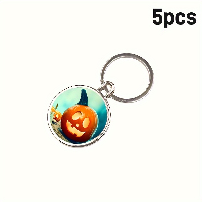 TEMU [Personalizado] Regalo de Halloween para Damas, Llavero Personalizado con Foto en Lados, Regalo para Familiares, , , Halloween, Mascotas, ,