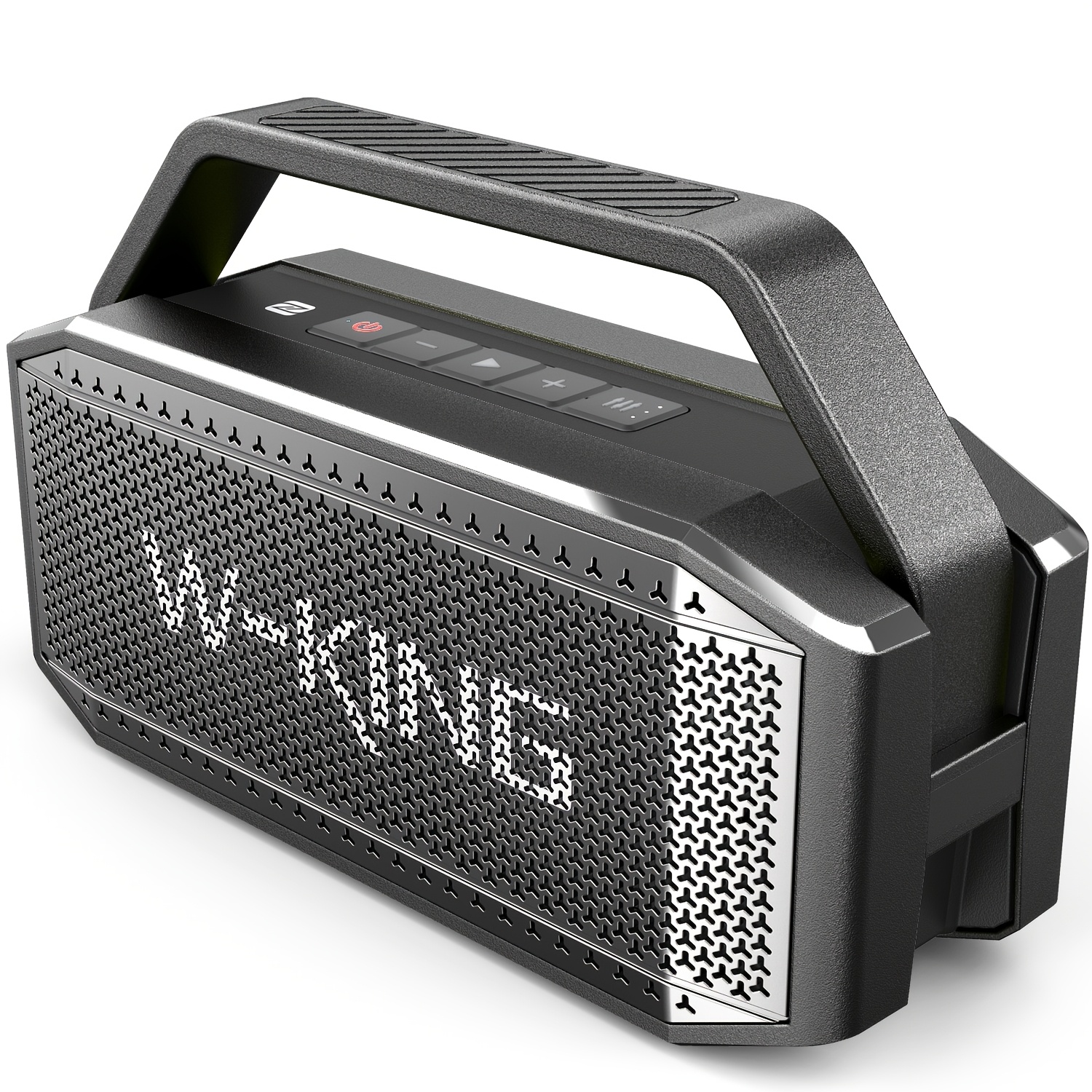 Image of 60w Portable Wireless Loud Bluetooth Speakers With Subwoofers, 100w Ipx6 Outdoor Speakers, , Tf Card, Aux, Power Bank, Eq, Party Large Big Speaker For Camping Home