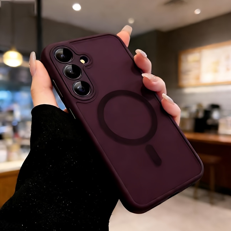 E-shop Handyhülle - Handyhülle Entwickelt für Samsung S20 FE, S21 FE, S22, S23, S24, S25 FE , mit Kompatibilität mit Magsafe, einem matt-transparenten