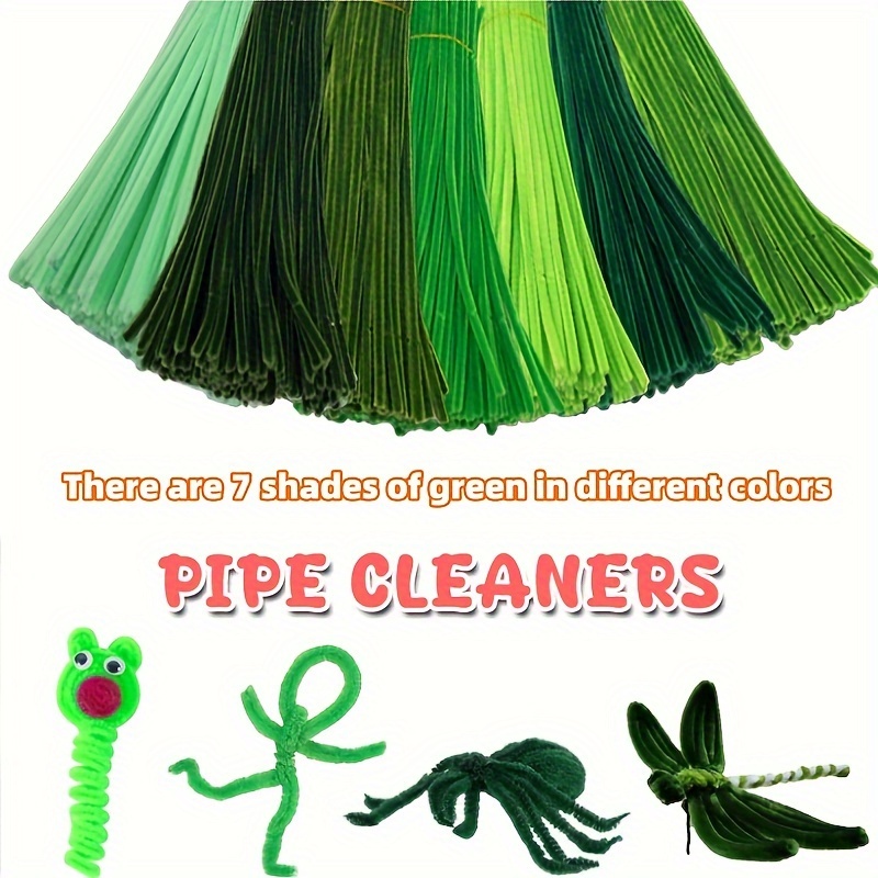 

350/700 Pipe Cleaners For Craft, Foldable Chenille Rod Pipe Cleaner, Christmas Craft Pipe Cleaner For Diy Craft And Cleaning, Chenille Stems