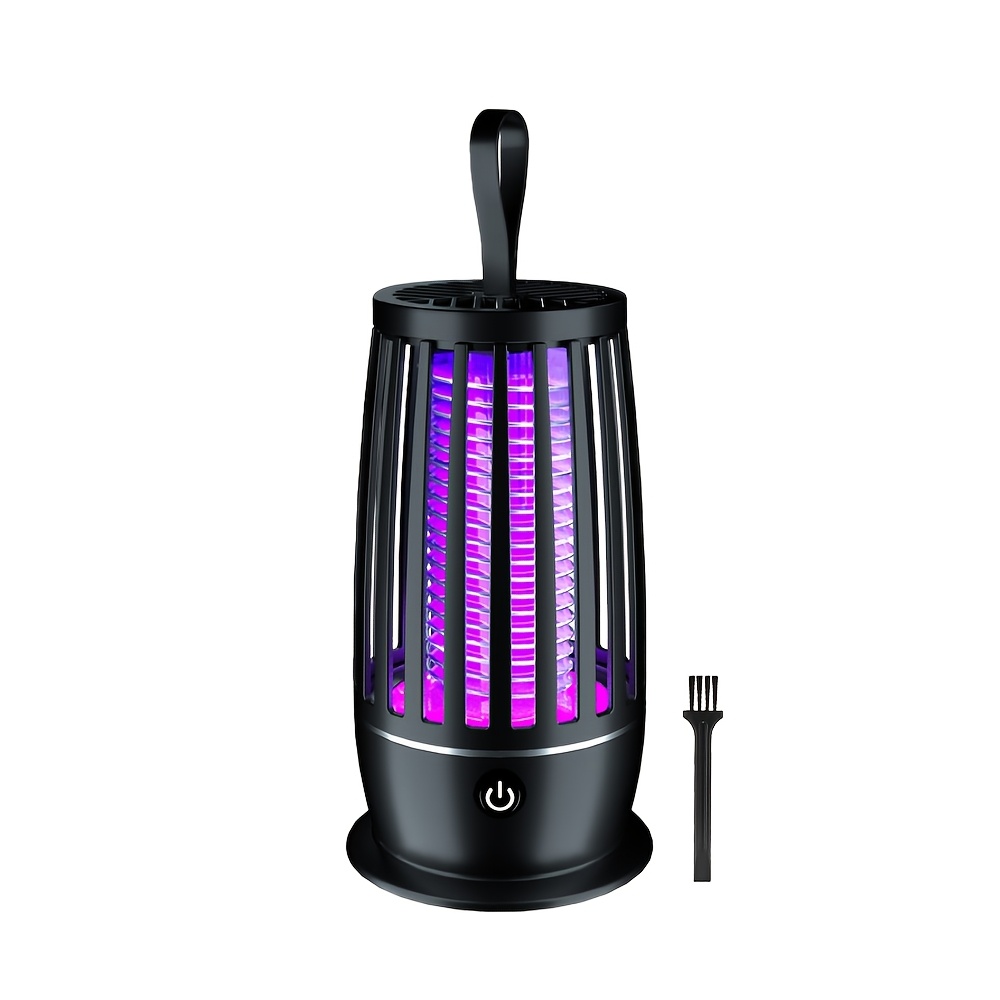   portable mosquito led lamp fly trap insect bug zapper catcher   usb rechargeable ideal for indoor use home picnics