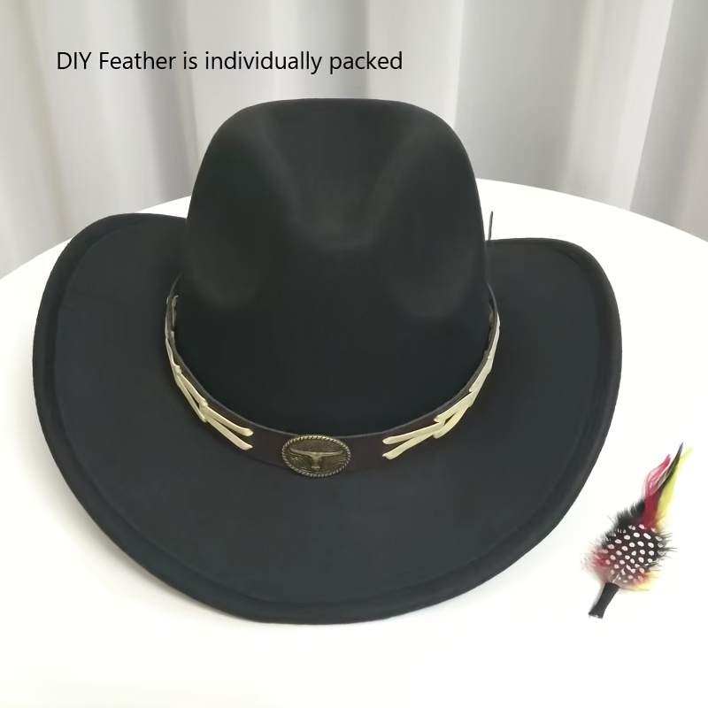 1pc Wide Brim Fedora Hat With Two Tone For Women And Men - Jewelry &  Accessories - Temu Canada