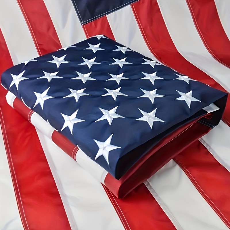 4x6 Fuß USA Flagge – Bestickte Sterne, Genähte Streifen, Made In USA, Von QLASH