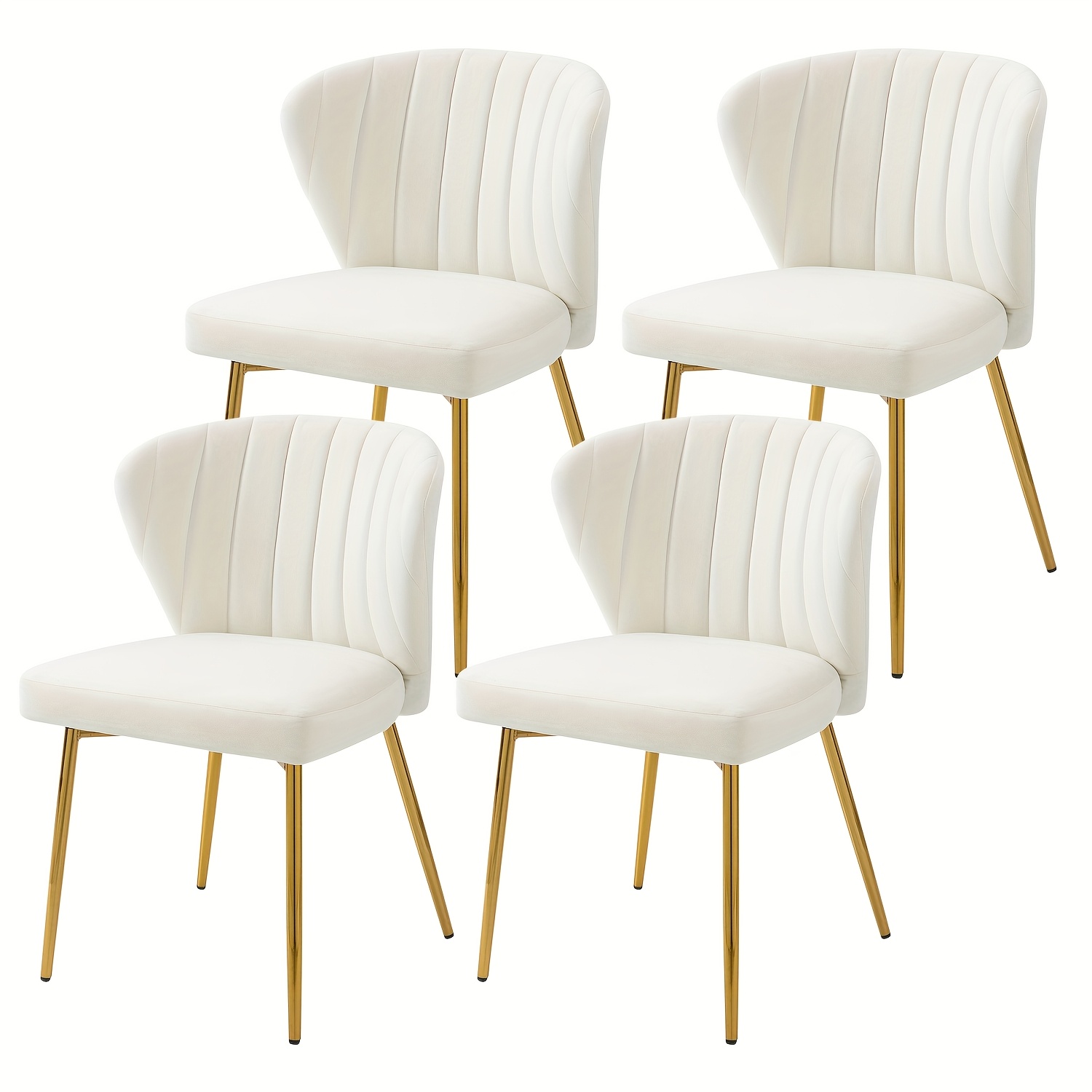 contemporary velvet upholstered dining chair with nailheads and