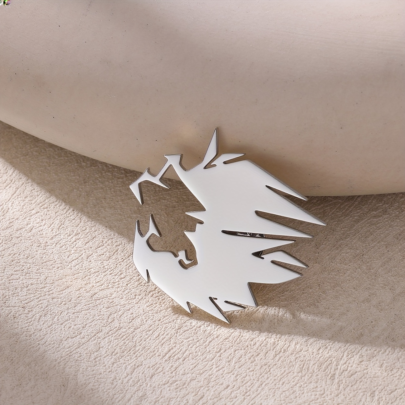 TEMU Custom Personalized Logo Graffiti Hand-drawn Images Stainless Steel Brooches, Exquisite And Fashionable, Custom Brooches With Commemorative ,