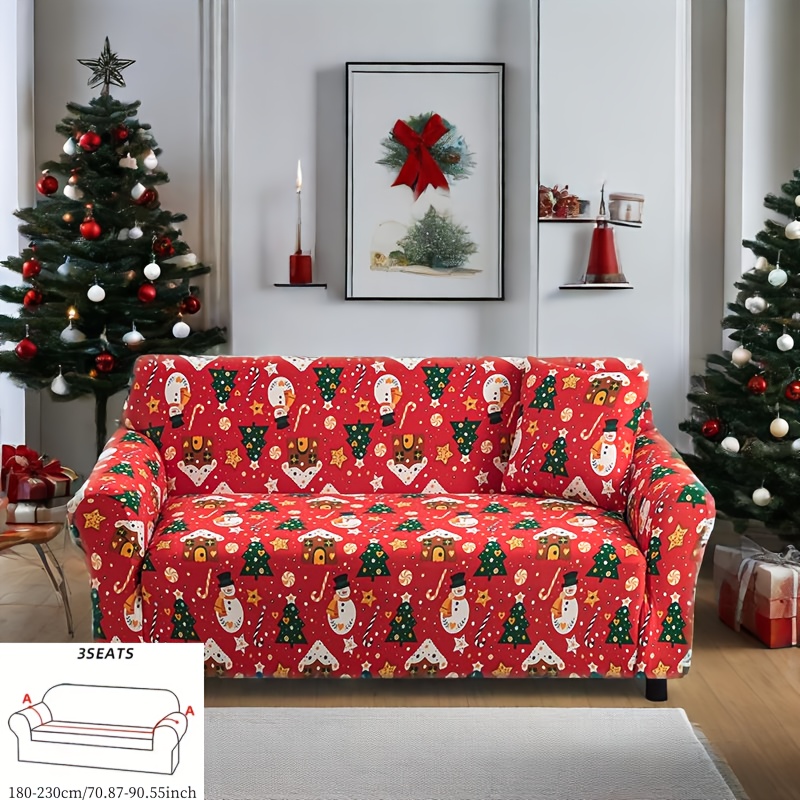 Cuscino LED Luminoso Per Natale: Federa Colorata Con Luci Per Decorazione Casa, Divano O Letto