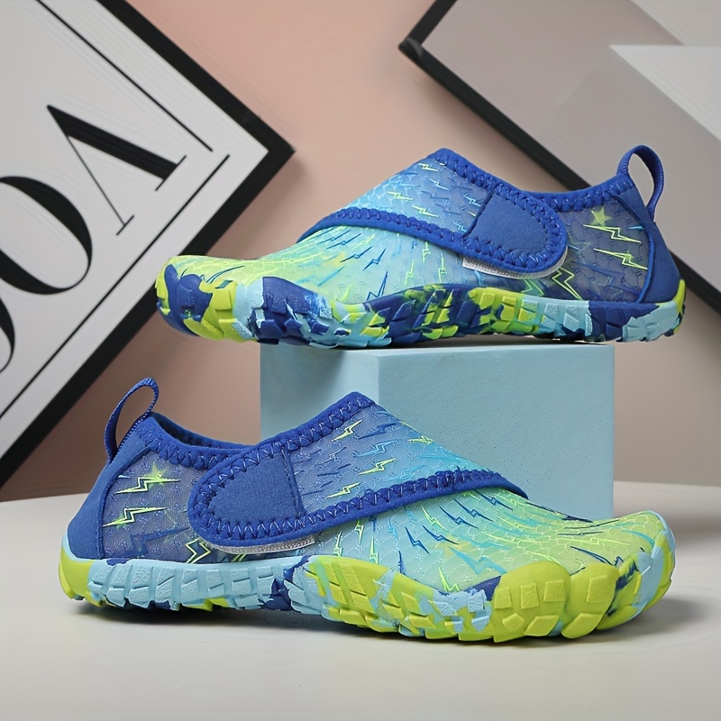 Image of Boys And Girls Outdoor Beach And Stream Wading Shoes With Upper, Breathable Children's Wading Shoes