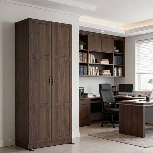 large capacity office storage cabinet wooden organizer unit for cds blankets books for living room bedroom study