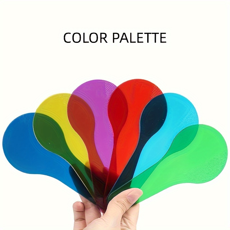 6pcs Transmission Plates Optical Puzzle & Recognition Toy for Kids