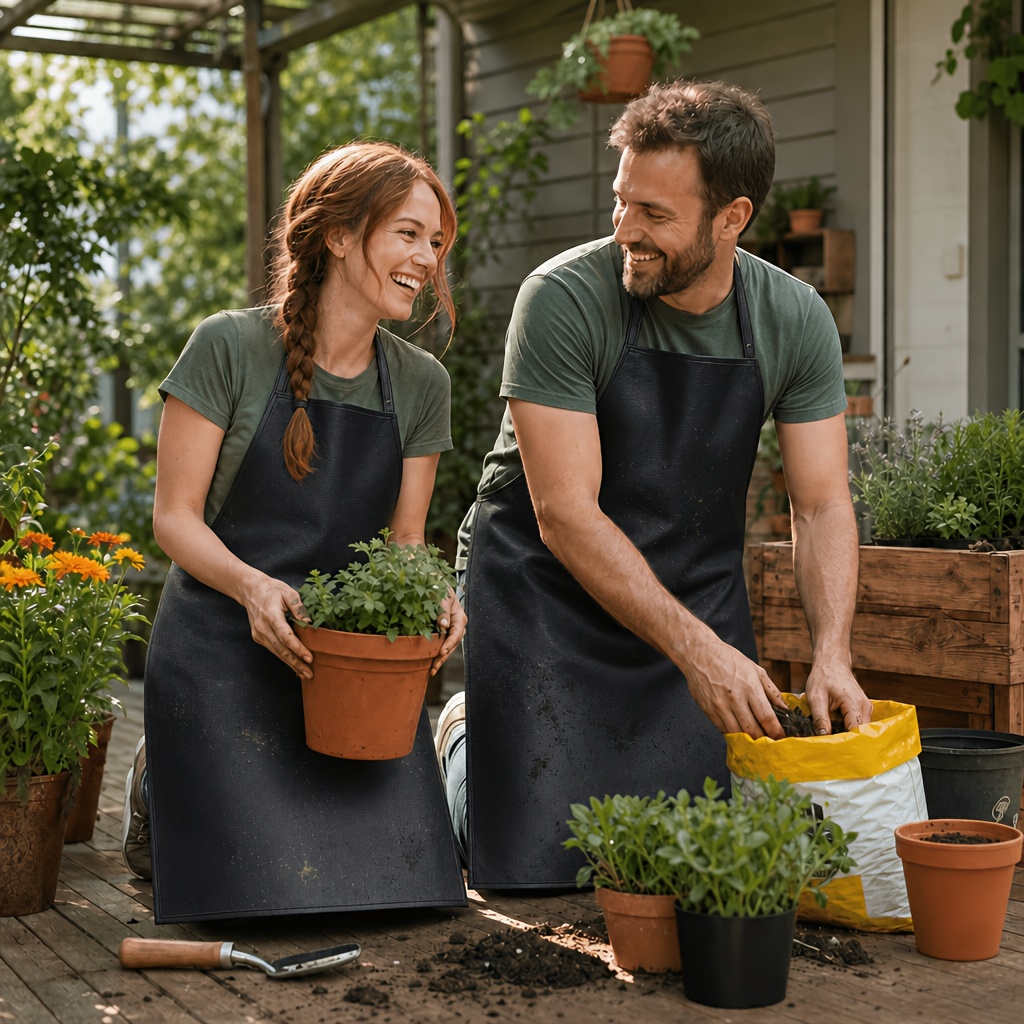 TEMU Black Pu Leather Apron 100x60cm, High Quality,, Scratch-resistant, Adjustable, Unisex, For Kitchen Cooking/workshop /gardening, Easy To Clean,