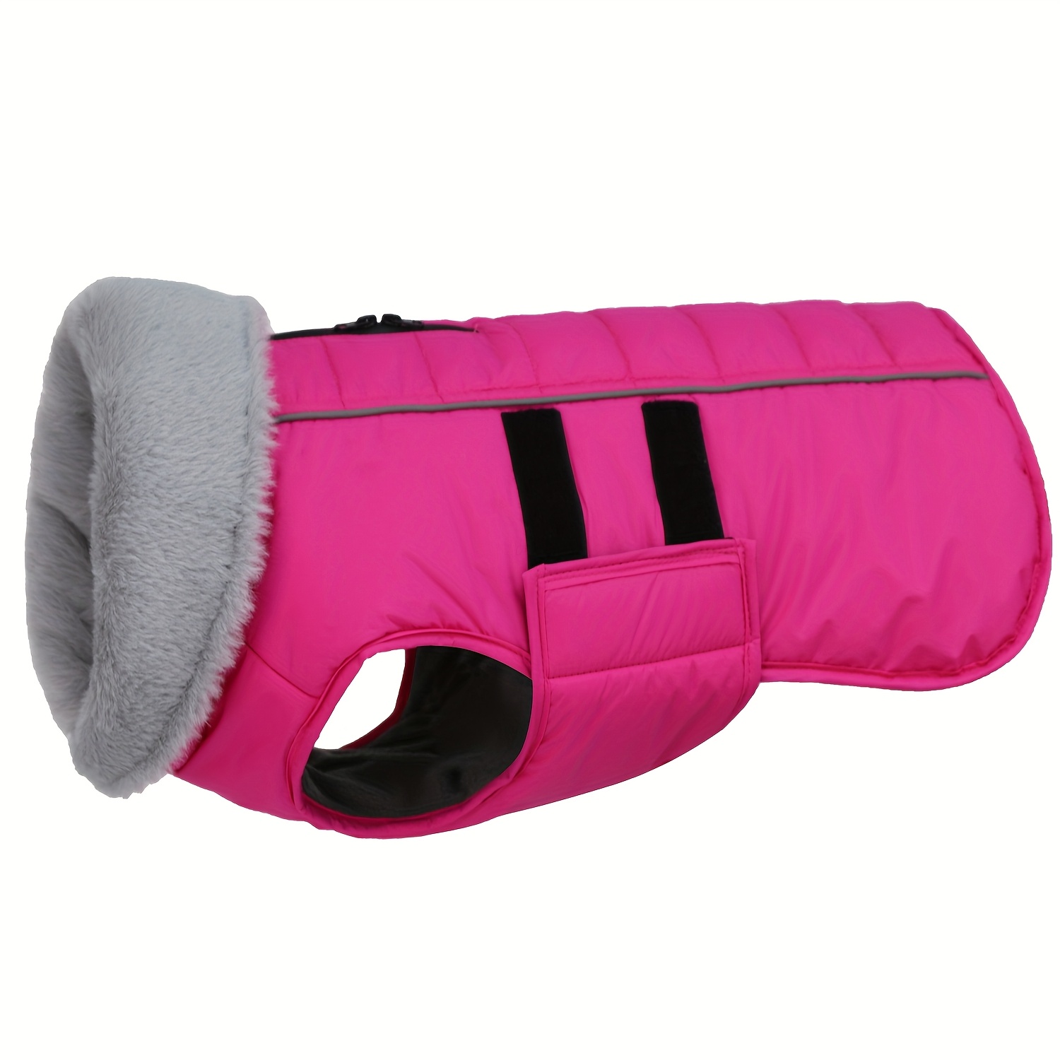 TEMU Winter Warm Dog Jacket, Cold Coat, With Reflective Adjustable Buckle, Pet Warm Vest, Suitable For Small, Medium And Large Dogs