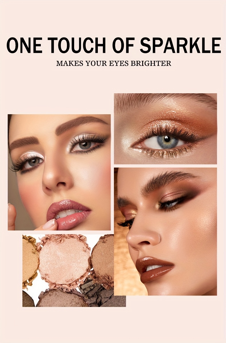 12 Farben Lidschatten-Stift Set – Matt, Glitzernd & Wasserdicht, Perfekt Für Tägliches Make-up