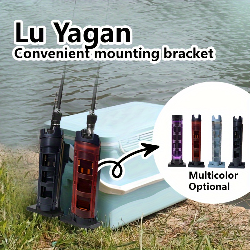 

Fishing Rod Holder Attached To The Fishing Box, Standing Pole Inserted Into The Ground, Pole Holder For Fishing Bucket, Raft Fishing Bucket Accessories Holder