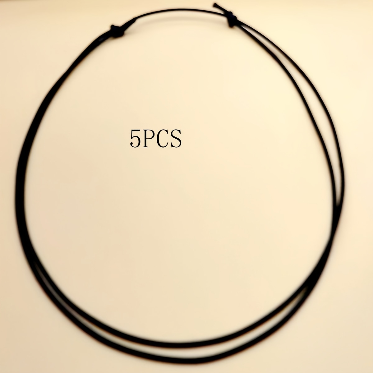 5pcs Set Adjustable Collar Necklace With Adjustable Sliding Rope