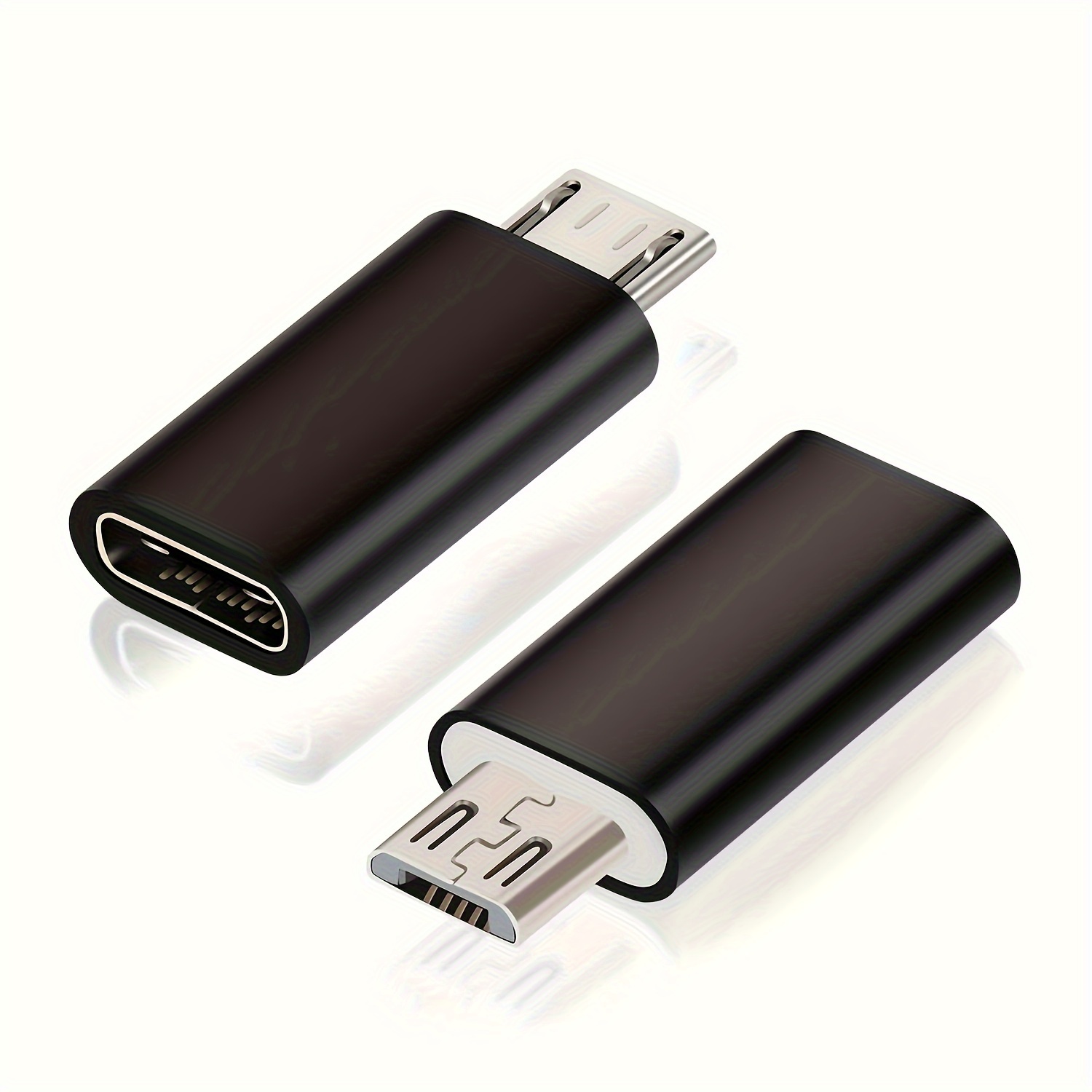 2pcs USB C Adapter, Type C Female to Micro USB Male * Connector Support Charge &amp; Data Sync Compatible with S7/S7 Edge, * 5/6 and Micro USB Devices