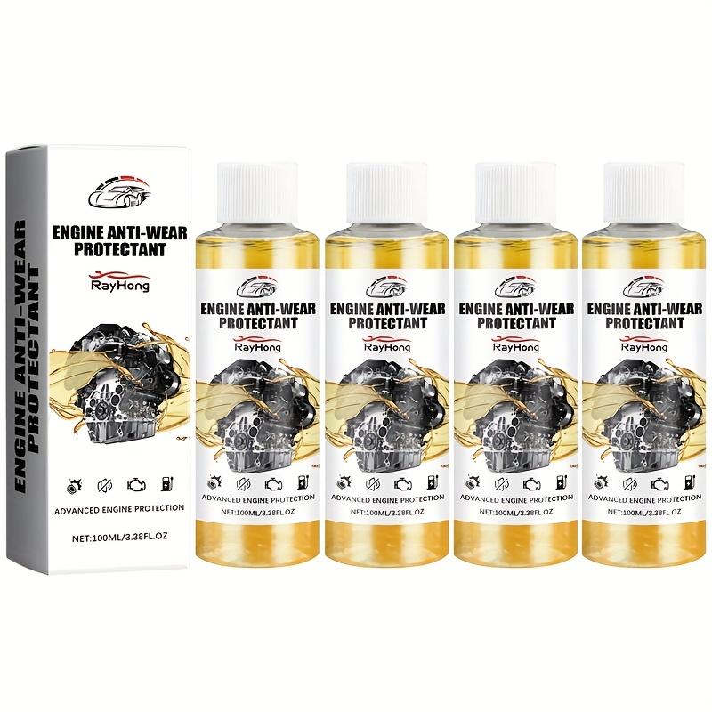 TEMU 4pcs Anti-wear Engine Protectant Noise Reduction Anti-shake Automobile Maintenance Engine Protectant