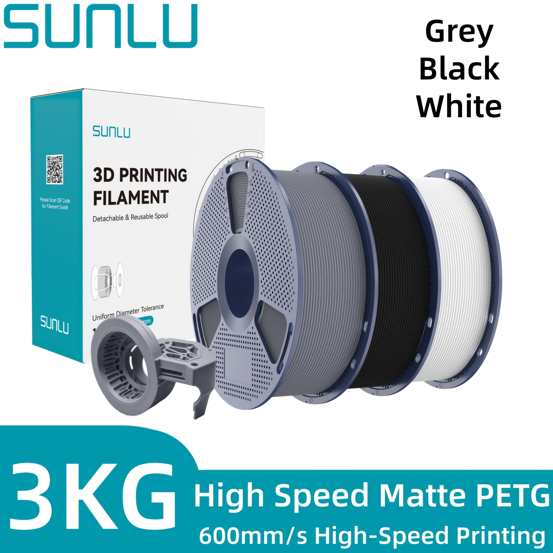 E-shop SUNLU High Speed PETG, PETG 3D-Druck Filament, Reduzierte Stringing, Exzellente Schichtadhäsion, Hohe Zähigkeit, Unterstützt