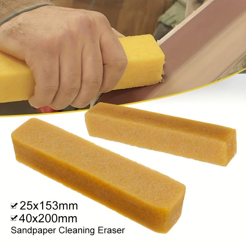 

1pc Rubber Abrasive Cleaning Stick For Sanding Belts And Discs - Sandpaper Eraser Cleaner For Belt And Drum