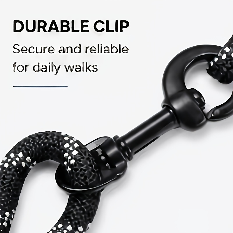 Adjustable Dog Mask and Reflective Leash Set for Training