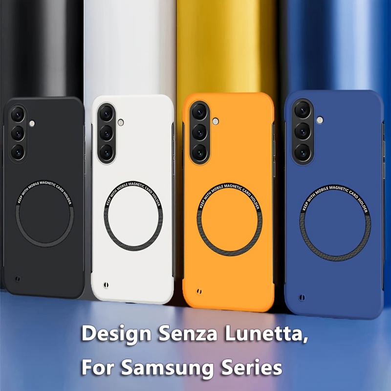 Telefoncover - Telefoncover Kompatibelt med Samsung Kompatibelt med Galaxy S25 Ultra S25 Plus S25 FE S25 S24 FE S24 Ultra S24 Plus S24 S23 S22 S21 S20 FE Let Monokrom Uden Ramme Semi-Kant Ultra-Tynd Kølende Mobiltelefoncover