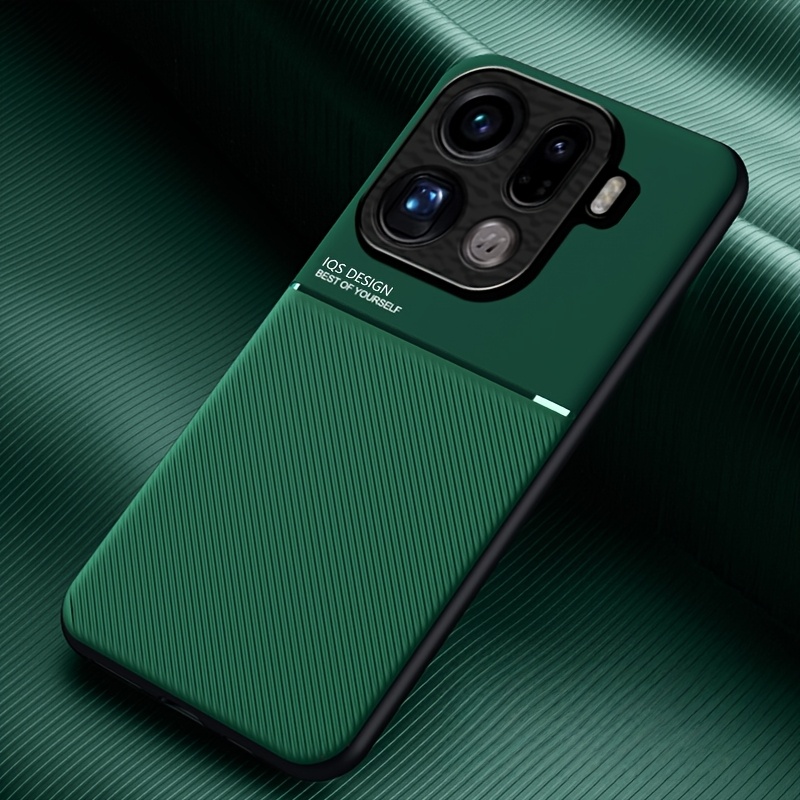 TEMU Phone Case - Suitable For Oppo Find X9/find X9 Pro Phone Cases. Easy And Elegant, Business-style Retro, Lens Protection, Full-, Car-mounted