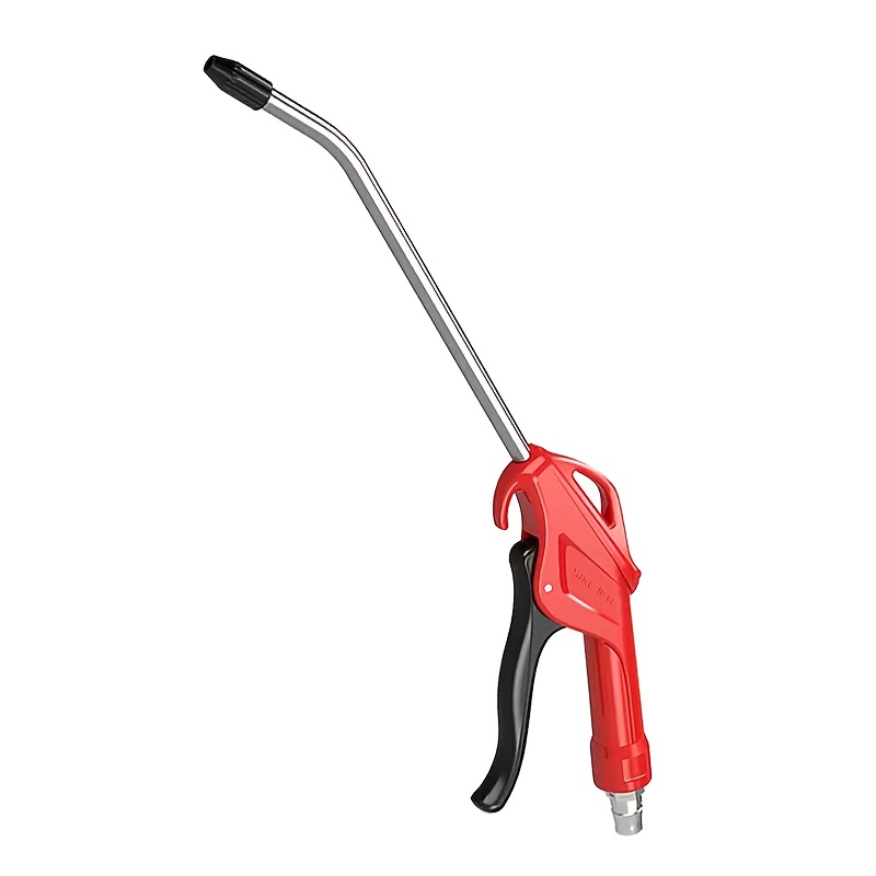 TEMU Pistolet souffleur à air à haute pression - Outil pneumatique durable et résistant à la rouille avec interface universelle, buse réglable.