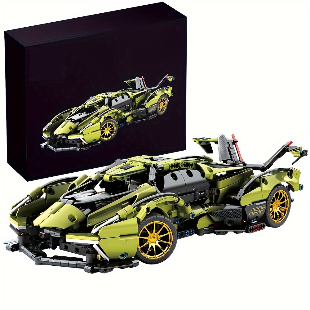 

Sports Car Building Blocks Toys Adults Kits, 1:14 Moc Building Set Raceing Car Model (1039 Pieces)