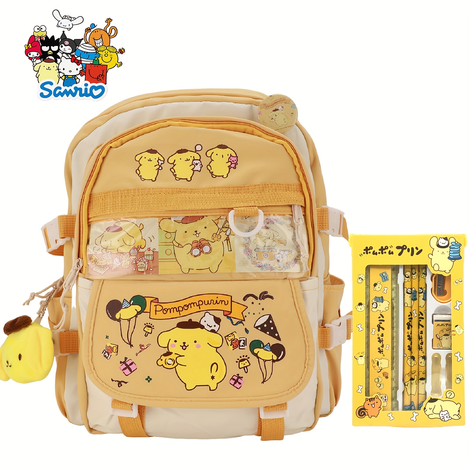 official pom pom school backpack compatible - Temu