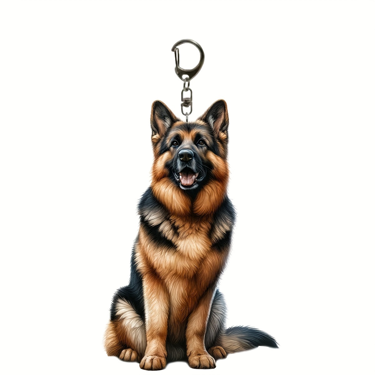 

Smiling German Shepherd 2d Acrylic Keychain Special